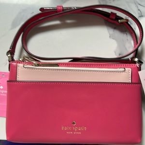 Kate Spade Sadie Tropical Pink Crossbody Set
